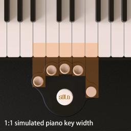 1 par de treinador de piano para iniciantes, aparelho de musculação e exercício de dedos, corretor de mão, exercitador de força para iniciantes, 1 par - Image 4