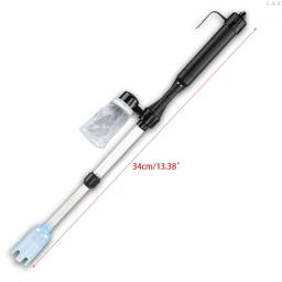 Aspirador para aquário, operado por bateria, sifão com filtro de água para cascalho, limpeza, tanque de peixes, ferramentas para aquário - Image 5