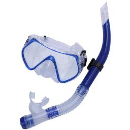 Adulto máscara de natação mergulho óculos de snorkel esportes subaquáticos com meia respiração seca tubo máscara de mergulho terno - Image 2