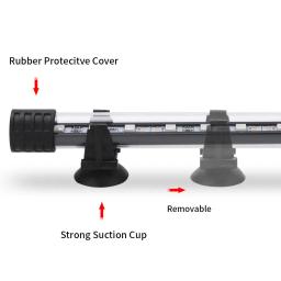 Lâmpada de aquário de sete espaços com controle remoto, 18-57cm, lâmpada colorida de mergulho, 90-260v, para plantas, tanque de peixes, uso anfíbio - Image 4