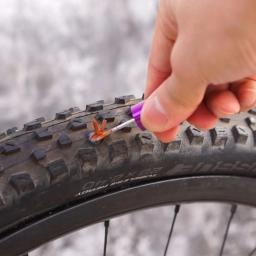 Ztto bicicleta sem câmara de ar pneu reparação rápida kit mtb pneus da bicicleta estrada punctur selante borracha tira broca ferramenta lidar com barra fim escondido - Image 5