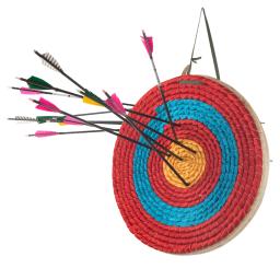 Toparchery od 50cm 2 camada palha tiro com grama alvo 4cm grosso tradicional artesanal arco flecha tiro alvo espessura 2cm 4cm - Image 2