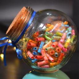 Cápsula de festa de aniversário e casamento, suprimentos de chá de bebê, mini mensagem, presentes para a namorada, adereços de expressão, 100 peças - Image 1