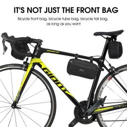 Oeste Biking-Multifunções Bicicleta Guiador Bag, Cintura Ombro, Ciclismo Quadro Bag, Grande Capacidade, MTB, Road Bike Acessórios - Image 3