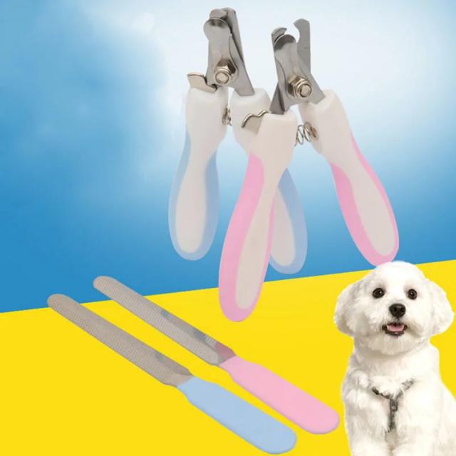 Aparador de Unhas Multiuso para Animais de Estimação: Cães e Gatos, Cortador, Lixa e Tesoura Portátil para Cuidados com os Dedos