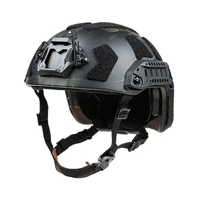 Capacete Tático Super Alta Corte para Esportes ao Ar Livre e Escalada - Modelo TB1315A