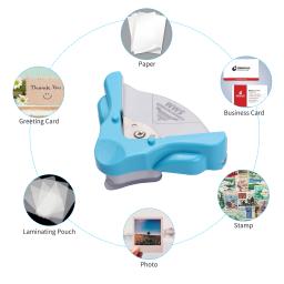 5PCS Corner Rounder R5 Round Corner Trimmer Cutter 5mm para o Cartão Foto Convite Laminação Bolsas - Image 6