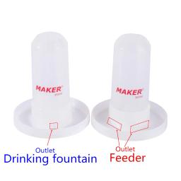 Automatic Bird Quail Drinking Cup Fountain, alimentador de plástico, Water Food Tray Box, Bird Tank Drinker, Pigeon Cage Acessórios, 350ml - Image 3