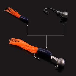 Conjunto de isca com cabeças de plástico, kit de pesca de truta com 110 peças - Image 5