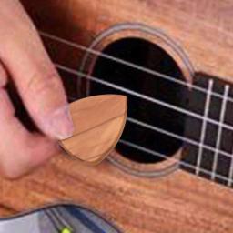 Palheta para guitarra acústica, portátil, madeira sólida, caixa de armazenamento, mediação de palheta de baixo elétrico, instrumento musical, acessório - Image 3