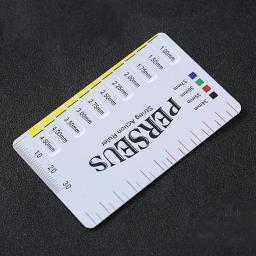 Corda de ação de guitarra em pvc 1 peça, medidor de passo, régua adequada para instrumentos de cordas, como violão, baixo, mandolin, banjo - Image 2