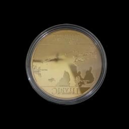Navio Titanic Banhado A Ouro Moedas Colecionáveis, Incident Arts Medal Arts, Coleção de Moedas Lembranças e Presentes, Decoração Comemorativa, 1Pc - Image 5