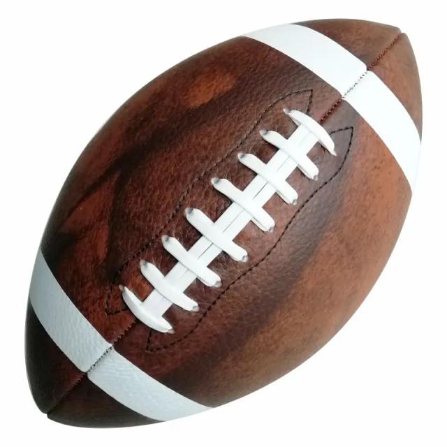 Decoração Retro de Rugby Americano para Crianças e Adultos - Presentes de Treinamento de Alta Qualidade Tamanho Padrão 9