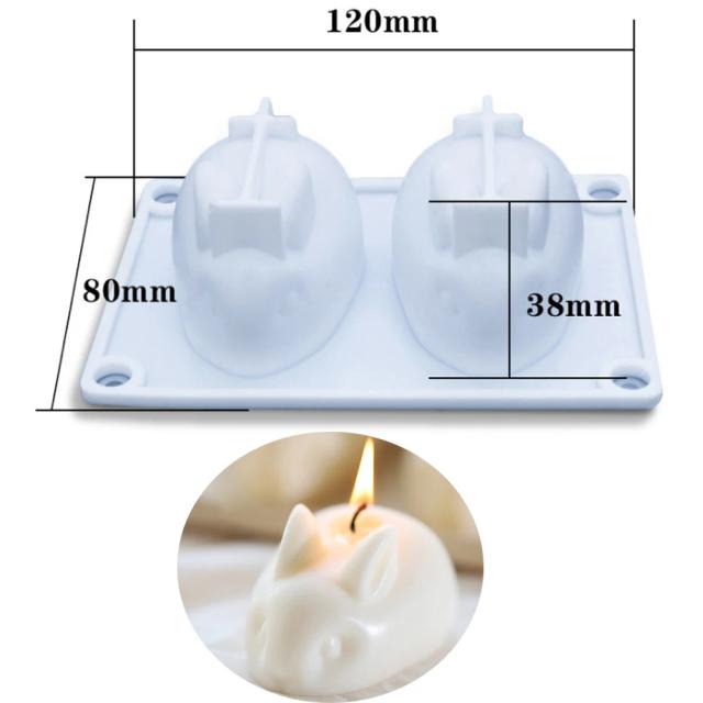 Molde de Silicone Artesanal para Velas Aromáticas e Sabonetes Decorativos