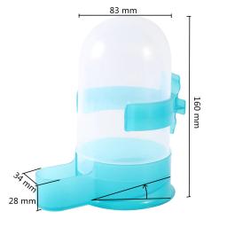 Alimentador automático do pássaro comida de armazenamento de água papagaio alimentador automático recipiente de bebida de água dispensador de alimentos gaiola animais de estimação aves suprimentos - Image 2