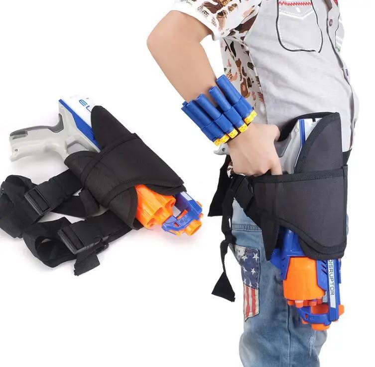 Crianças saco de cintura tático e dardo wrister kit para nerf armas n-strike elite série blaster - Image 1