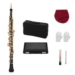 Estilo semiautomático prateado chave, profissional oboé c, instrumento de sopro, conjunto completo acessórios para iniciantes - Image 1