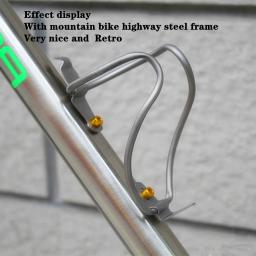Gaiola De Garrafa De Bicicleta De Titânio Ultraleve, Suporte De Gage, Acessórios De Bicicleta De Estrada, MTB, 25g - Image 3