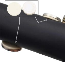 Comidox-Couro Clarinete Pads, Requintado Vento Acessórios Instrumento Substituição, 17pcs, Set - Image 4