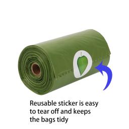 Sacos de cocô de cachorro biodegradáveis, sacos para cocô de cachorro, ecológico, sacos de resíduos de animais de estimação, rolo de recarga, dispensador de cocô, 360 contagens - Image 3