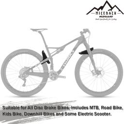 Para-lamas de bicicleta de 7 cores 2 peças de guarda-lamas de bicicleta de qualidade em fibra de carbono dianteira traseira MTB para bicicletas de montanha acessórios para bicicletas - Image 4