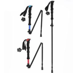 Bastão de caminhada extensível, antichoque, ultraleve, dobrável, acessório para esportes ao ar livre - Image 4