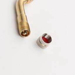 1/2 pçs 45/90/135 graus ângulo de bronze extensão da válvula do pneumático ar haste adaptador caminhão carro motocicleta alta qualidade ciclismo acessórios - Image 3