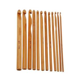 12-pacote de ganchos de mão de bambu, kit de agulhas de crochê de mão de 3-10mm com diferentes tamanhos, agulha de tricô, conjunto para iniciantes - Image 6