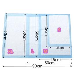Fraldas descartáveis para cães e gatos, fraldas para animais de estimação, produtos higiénicos, fraldas para cães, Soakers Mat, acessórios para cuidados com cachorros, S-XL, 20 PCs, 40 PCs, 60 PCs, 100PCs - Image 3