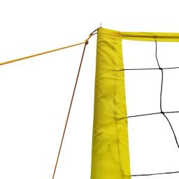 Ao ar livre portátil vôlei net dobrável ajustável vôlei badminton tênis net com suporte pólo para praia grama parque ao ar livre - Image 5