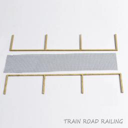 Kit Cenário de Construção Guardrail, Escala HO, 1:87, Trilho Ferroviário, Cerca Guardrail, Mesa de Areia, Layout Diorama - Image 4