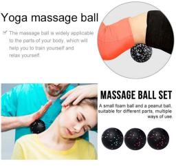 EPP Double Lacrosse Massage Ball Set para liberação auto-miofascial, tecido profundo Yoga Gym Casa, Fitness, Mobilidade Peanut Ball - Image 3