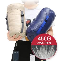 Saco de dormir ultraleve de inverno, portátil, multifuncional, para acampamento, caminhada e áreas internas - Image 1