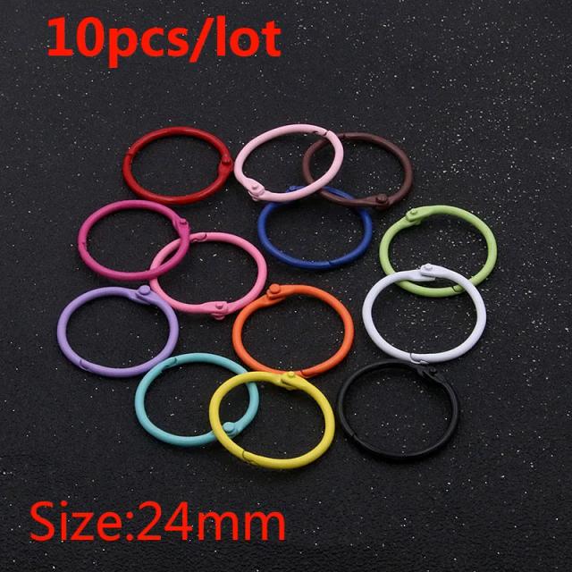 Conjunto de 24 Estilos Coloridos de Fechos de Lagosta com 5 a 100 Peças para DIY e Acessórios de Chave