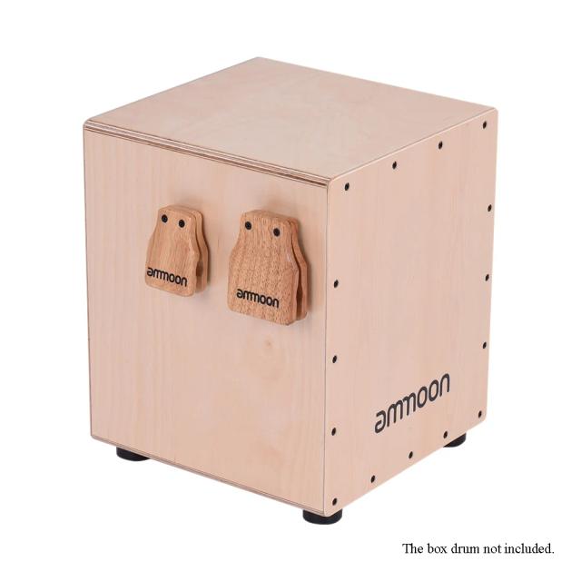 Tambor Médio Grande Ammoon - Conjunto de 2 Peças Artesanais para Percussão com Caixa Assistente e Acessórios Exclusivos