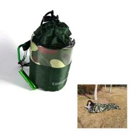 Pet aluminizado impermeável emergência saco de dormir esportes ao ar livre acampamento caminhadas proteção cobertor primeiros socorros suprimentos whstore - Image 6