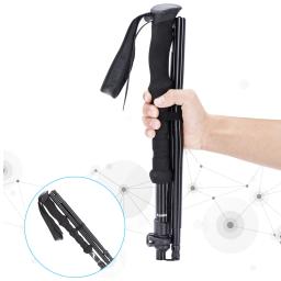 Bastão de caminhada extensível, antichoque, ultraleve, dobrável, acessório para esportes ao ar livre - Image 2