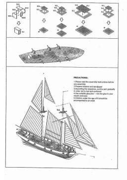 Kits De Navio De Veleiro De Madeira, Modelo DIY, Decoração De Casa, Presente De Barco, Brinquedo Para Crianças, Escala 1:100 - Image 5