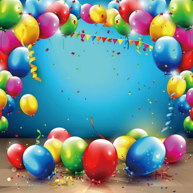 Pano de Fundo para Fotografia com Fitas Decorativas para Aniversário e Fotozona