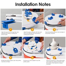 Clipe para roda de cerâmica, ferramentas de reparo para jardim de cerâmica, tigela e copo de reparação, clipe de argila, polímero, ferramentas de reparo para iniciantes, fácil de usar - Image 6