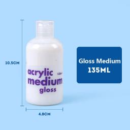 De metal fluorescente cor Acrílico Tintas Arte Artesanato Pintura Desenho Pigmento Fosco Brilho Fluxo À Prova D' Água Cor da Pintura de Óleo 100ml - Image 2