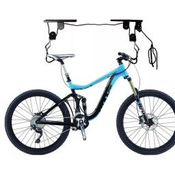 Bicicleta Grua Garagem Armazenamento Bike Lift Polia Sistema, Overhead Bike Rack, Cabide de teto, Heavy Duty, 60kg Rolamento - Image 3