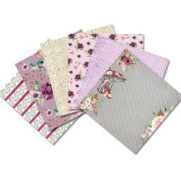 24 folhas 6 "x6" guarda-chuva floral estampado almofada de papel scrapbook bloco de papel artesanal artesanato de papel almofada de fundo alinacraft - Image 5