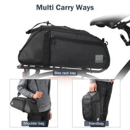 Lixada Bike Rack Bag Ciclismo Bicicleta Do Assento Traseiro Saco À Prova D' Água Sacos Traseiro Grande Capacidade Carrier Bag Portátil Dustproof Bicycle Bags - Image 5