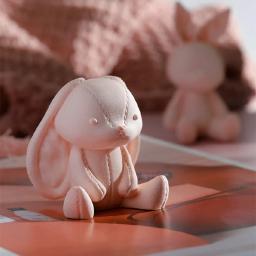 Moldes de silicone para gesso, animal fofo, coelho, baleia, disffuser perfumado, molde de pedra, urso 3D, artesanato, argila estilo coreano - Image 2