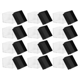 Caixa Quadrada Transparente para Coleção De Espécimes Minerais, Caixa De Exibição, Pedra Natural, 12PCs - Image 3