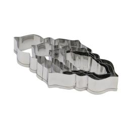 Molde de aço inoxidável para decoração de biscoitos, 4 unidades, cortador, bolo de casamento, confeitaria, ferramenta diy - Image 6