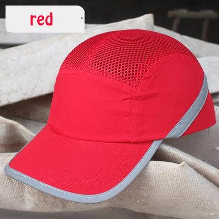 Capacete de Segurança Estiloso com Protetor Solar, Malha Respirável e Proteção Anti-Impacto para Trabalho e Construção