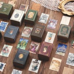 Mini Pequena Coleção Cartões, Cartões Postais, Carta de Aniversário, Presente do negócio, Cartão de Mensagem Set, 100Pcs por lote - Image 1