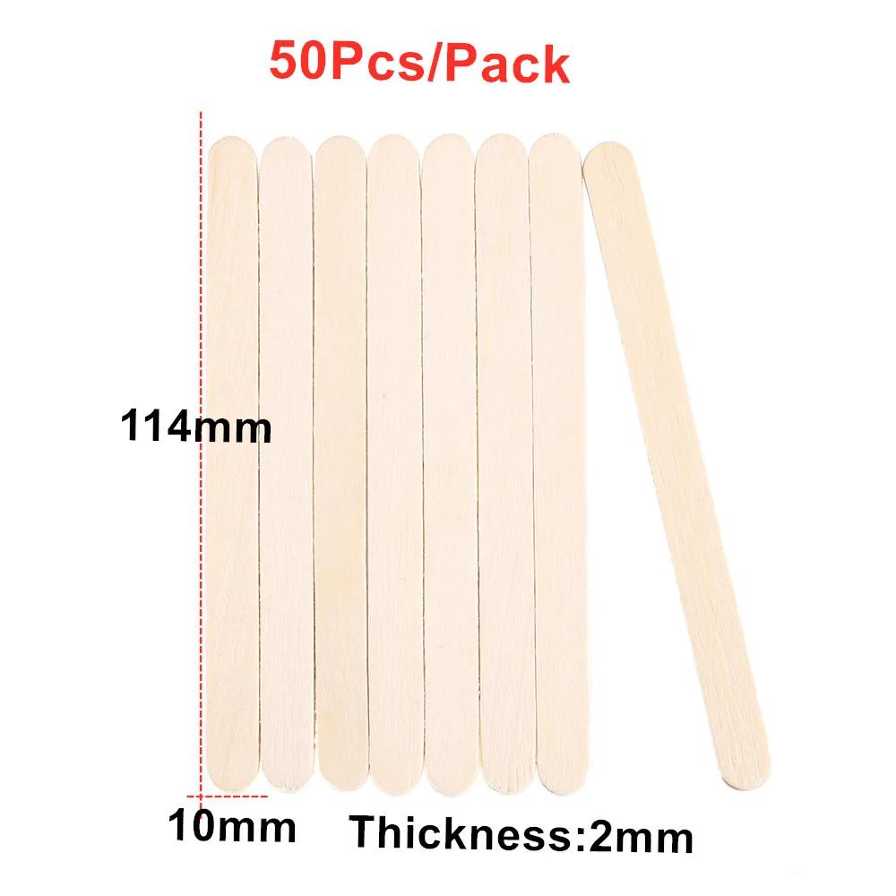 Bastão de resina para agitação, 50/100/150 peças, ferramenta de resina para picolé, feito à mão, faça você mesmo, molde de madeira, palitos de gelo, ferramentas de fabricação - Image 1